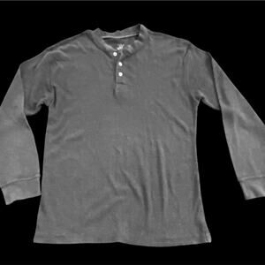 Beverly Hills Polo Club Gray Thermal Henley